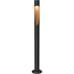 Louis Poulsen Flindt Garden Lamp Long 2700K w/Base Black Bollard