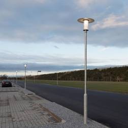 THOR ThormaxiLED Parkarmatur Galvaniseret 27W Superlight Bedlampe