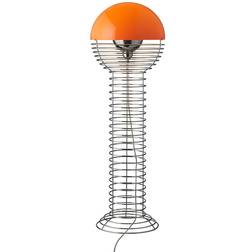 Verpan Wire Krom/Orange Gulvlampe