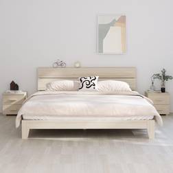 vidaXL Hamar 2 stk Honningbrun 40 x 35 x 44,5 cm Nattbord