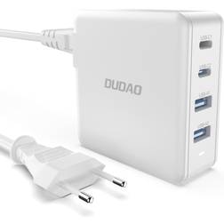 Dudao A100 USB-C lader 100W GaN 2xUSB-C/2xUSB-A