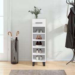 vidaXL Skoreol 30x35x105 konstrueret træ Skostativ