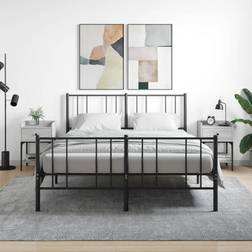 vidaXL Tables 2 pcs Grey Sonoma 40.5 x 31 x 60 cm Bedside Table