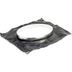 KIERULFF Metalbestos skorsten uØ 150mm undertagsinddækning 500x500mm