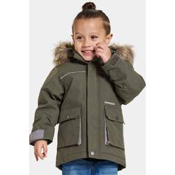 Didriksons Kure Kids' Parka Grön