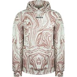 Nicce logo pullover long sleeve mens white pink ash hoodie 211 02 02 0338