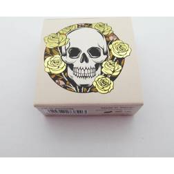 Puckator and roses lip balm tin, vanilla flavour lip balm, gothic