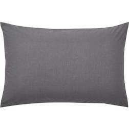 Helena Springfield Plain Dye CHARCOAL/74CMX48CM Pillow Case Black