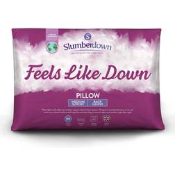 Slumberdown Feels Like Medium Support Down Pillow