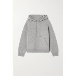 Bottega Veneta Lässiger Hoodie Aus Kaschmirmischgewebe Hellgrau