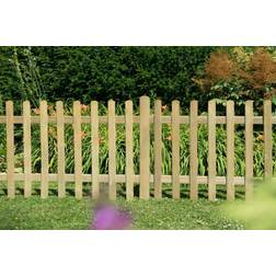 Forest Garden 6ft 3ft 1.83m 0.9m Pressure Treated Ultima Pale Picket Fence Panel Pack