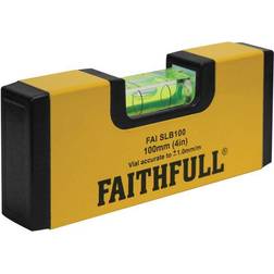 Faithfull FAISLB100 Magnetic Mini 100mm Spirit Level