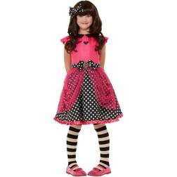 Smiffys Santoro Ladybird Costume, Pink