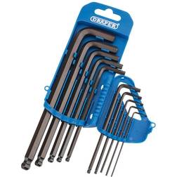 Draper Imperial Hex and Ball End Hex Key Set 10 Piece Insexnyckel