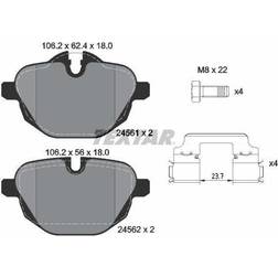 Textar Bremsbeläge hinten BMW 5er Touring i8 X3