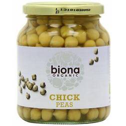 Biona organic chick peas -in glass jars 350g 3