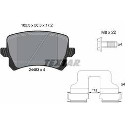 Textar Bremsbeläge hinten Audi Q3 Seat Alhambra VW Passat CC