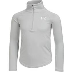 Under Armour Girls' Tech 1/2 Zip Top Grey 10-11Y