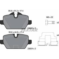 Textar Bremsbeläge hinten BMW 1 3 Coupe E81