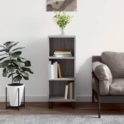 vidaXL Highboard Cupboard Side Cabinet Brown Oak Sideboard