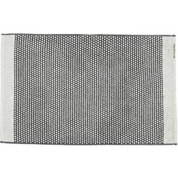 Mette Ditmer Grid Badrumsmatta 50x80 Vit, Svart cm