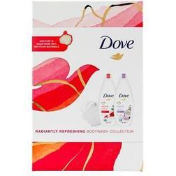 Dove Radiantly Refreshing Bodywash Collection X2