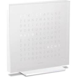 Qlocktwo Vanilla Sugar White Horloge de Table