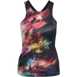 adidas Women's Melbourne Tennis Y-Tank Top - Multicolor/Black