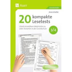 20 kompakte Lesetests für Klasse 3/4