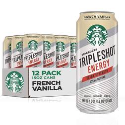 Pack Starbucks Tripleshot Energy French Vanilla Extra Strength Drink