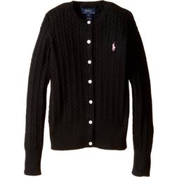 Polo Ralph Lauren MiniCable Cotton Cardigan Black