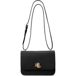 Lauren Ralph Lauren Sophee Small Leather Convertible Bag Black Black