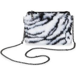 Luxe Faux Fur clutch zebra