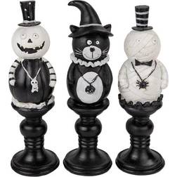 Northlight Set of 3 Halloween Decorations, 8.25"