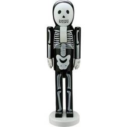 Northlight Wooden Skeleton Halloween Nutcracker Figurine