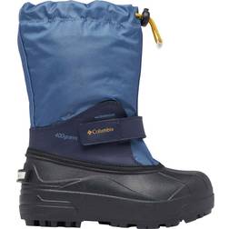 Columbia Big Kid's Powderbug Forty Snow Boot - Dark Mountain/Collegiate Navy