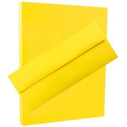 Jam Paper #10 Business Stationery Set Yellow 100/Pack