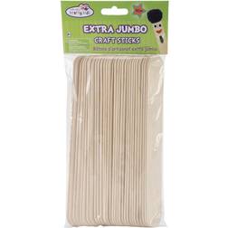 Extra jumbo craft sticks-natural 7.9" 25/pkg -cw507