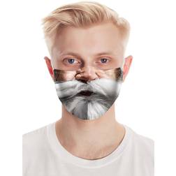 Santa's Beard Face Mask Pink/Gray