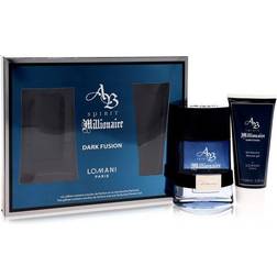 Lomani Millionaire Dark Fusion Gift Set -- Gift EDP