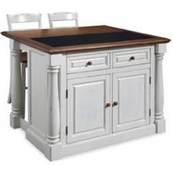 Homestyles Monarch 3 Top Island Dining Set