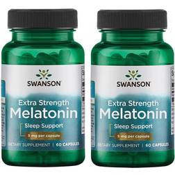 Swanson Melatonin 5mg 60 Kapsler 60 stk