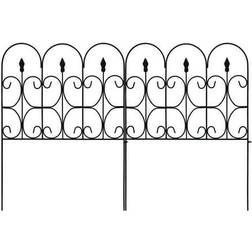 AMAGABELI GARDEN & HOME Decorative Garden Fence Coated