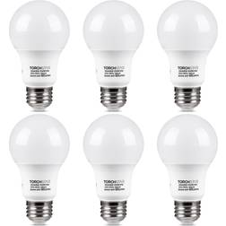 Torchstar a19 led light bulbs, 9w 60w equivalent 5000k daylight, non-dimmable