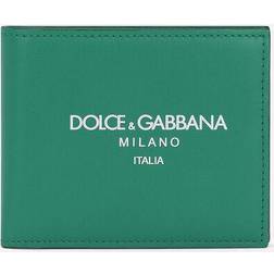 Dolce & Gabbana Calfskin bifold wallet with logo dg_mi_italia_f_smera one