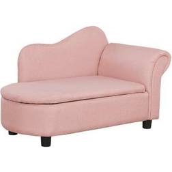 Homcom Kindersofa rosa 80L 40B kindersessel kindercouch kinderstuhl spielsofa schlafsessel