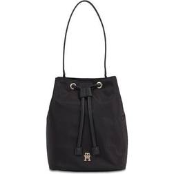 Tommy Hilfiger Damen Mohnblumen-Eimer Taschen, Schwarz