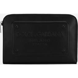 Dolce & Gabbana Håndtaske Med Logo Sort