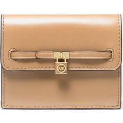 MK Hamilton Legacy Small Leather Card Case - Camel