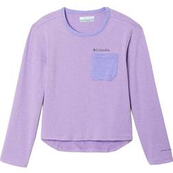 Columbia Girls' Tech Trail Long Sleeve Shirt- Purple